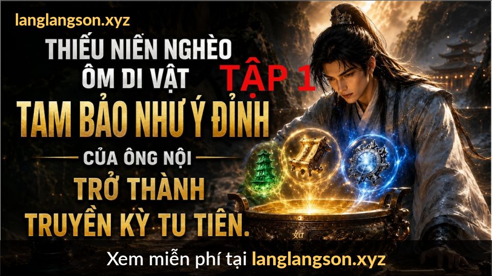 Thiếu Niên Nghèo Ôm Di Vật Tam Bảo Như Ý Đỉnh Của Ông Nội, Trở Thành Truyền Kỳ Tu Tiên.#viral