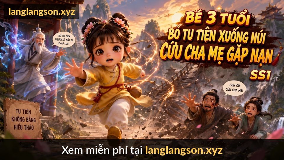 Bé 3 Tuổi Quyết Bỏ Tiên Đạo – Một Mình Xuống Núi Cứu Cha Mẹ Gặp Nạn