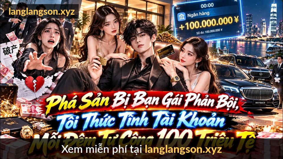 Phá Sản Bị Bạn Gái Phản Bội, Tôi Thức Tỉnh Tài Khoản Mỗi Đêm Tự Cộng 100 Triệu Tệ